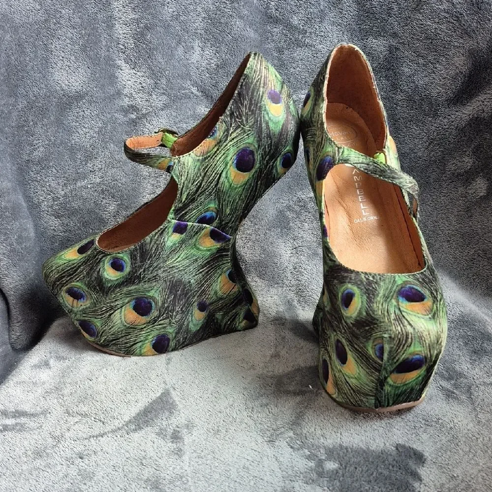 Jeffrey Campbell Havana Night Fab 6.5 Heel-less Platform